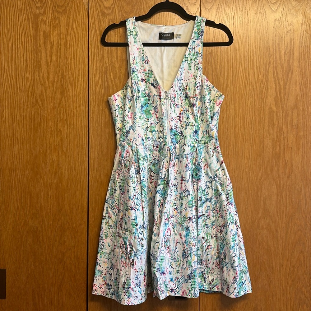 Multicolor dot dress